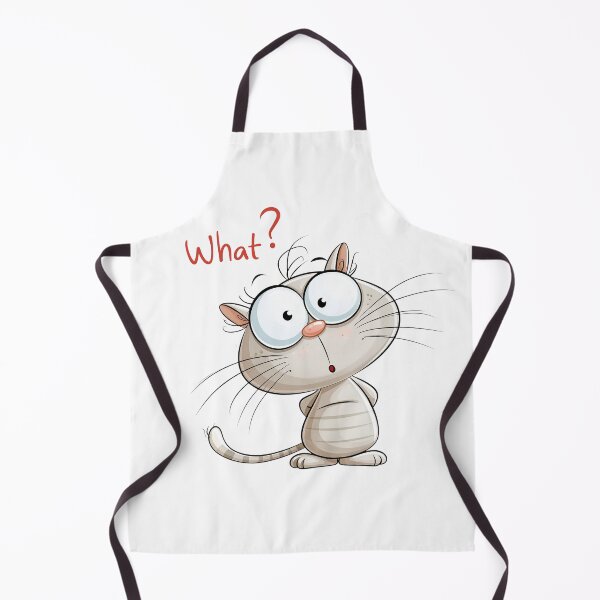 Item preview, cute cartoon cat with a question what designed and sold by TanyaLovus.