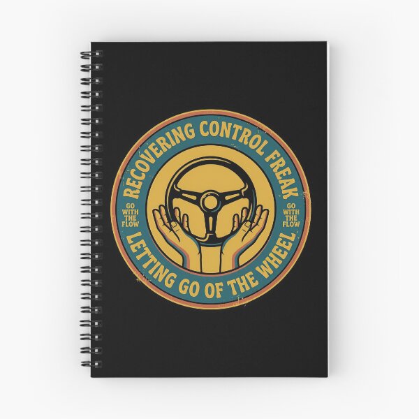 Item preview, Recovering Control Freak Letting Go Vintage Badge designed and sold by DuckOddity.