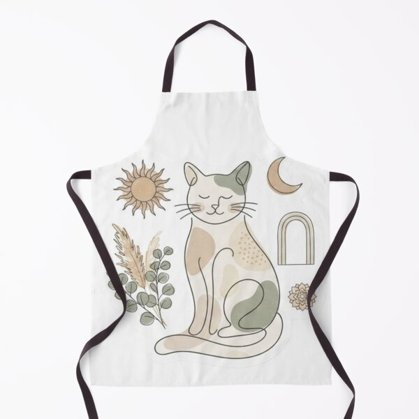 Item preview, Celestial Cat with Pampas Grass designed and sold by Snurly.