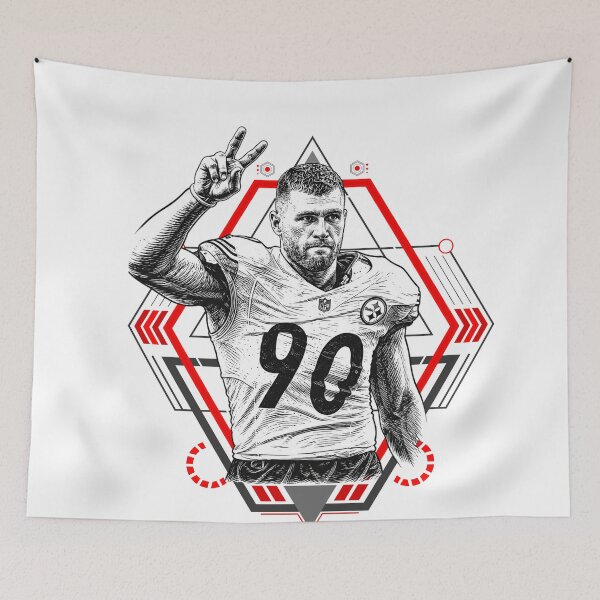 Item preview, NFL Geometric Style Illustration - Number 90 designed and sold by Turnersports.