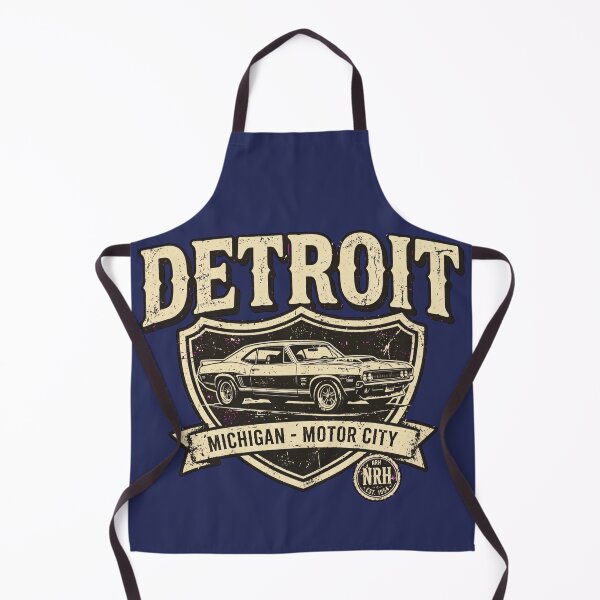 Item preview, Retro license plate Detroit Michigan Motor City designed and sold by Normandy Road Heritage.