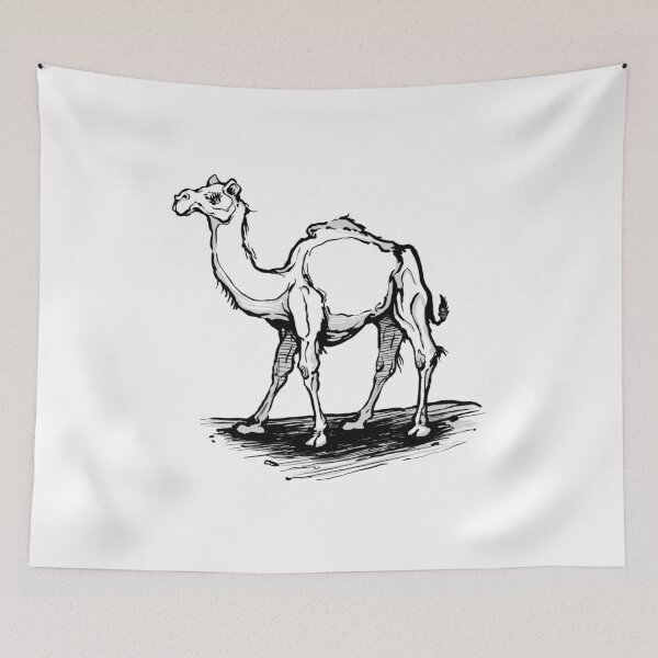 Item preview, Pen Drawing Desert Camel designed and sold by amidst-no-whale.