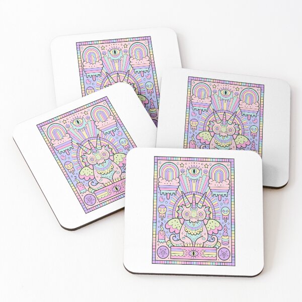 Item preview, Pastel Dreamy Occult Dragon Mystical Fantasy Art designed and sold by Romgora.