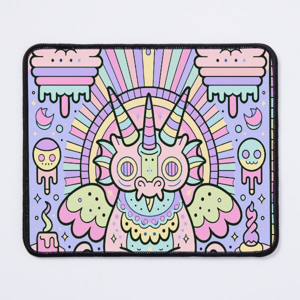 Item preview, Pastel Dreamy Occult Dragon Mystical Fantasy Art designed and sold by Romgora.