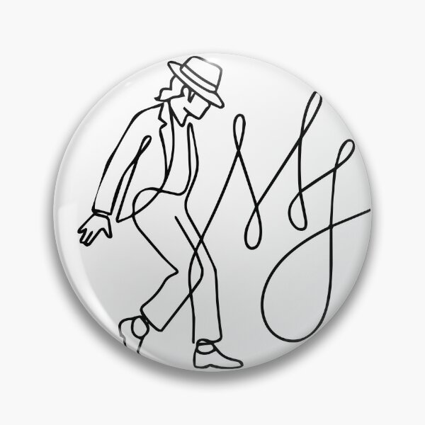 Item preview, Michael Jackson Minimalist Line Art designed and sold by Yemimendez.