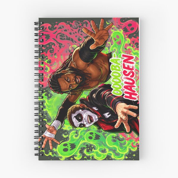 Item preview, OOOOBA-HAUSEN - Neon Horror Wrestling Tag Team Fan Art designed and sold by PufferPhishDzn.