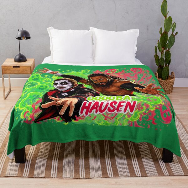Item preview, OOOOBA-HAUSEN - Neon Horror Wrestling Tag Team Fan Art designed and sold by PufferPhishDzn.