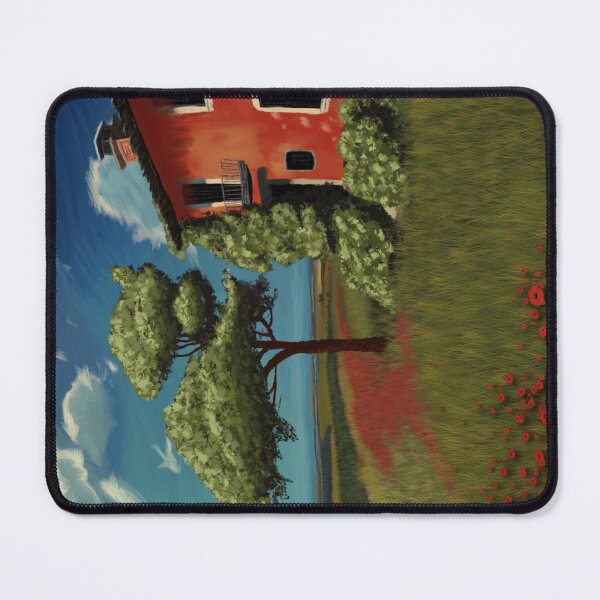 Item preview, The Red Cottage in the Poppy Field designed and sold by jee532.