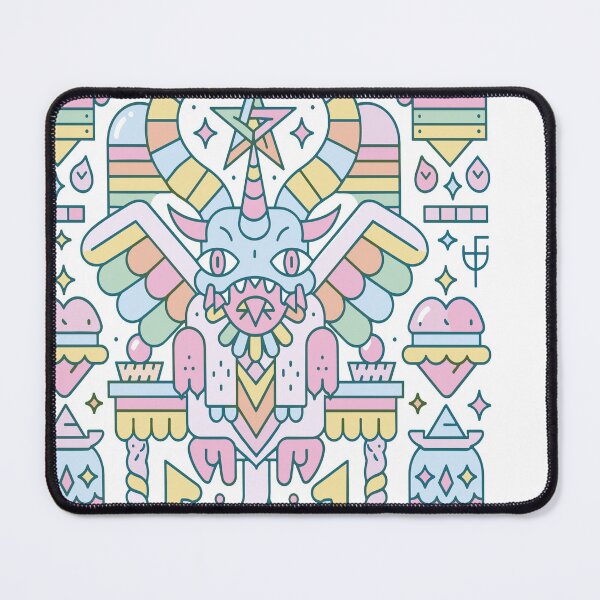 Item preview, Whimsical Pastel Rainbow Goth Creature designed and sold by Romgora.