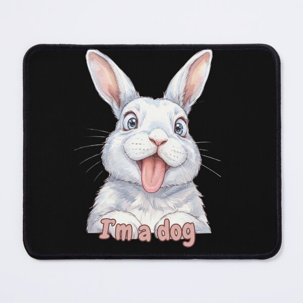 Item preview, Cute Rabbit Pretending To Be A Dog designed and sold by ArtivoNest.