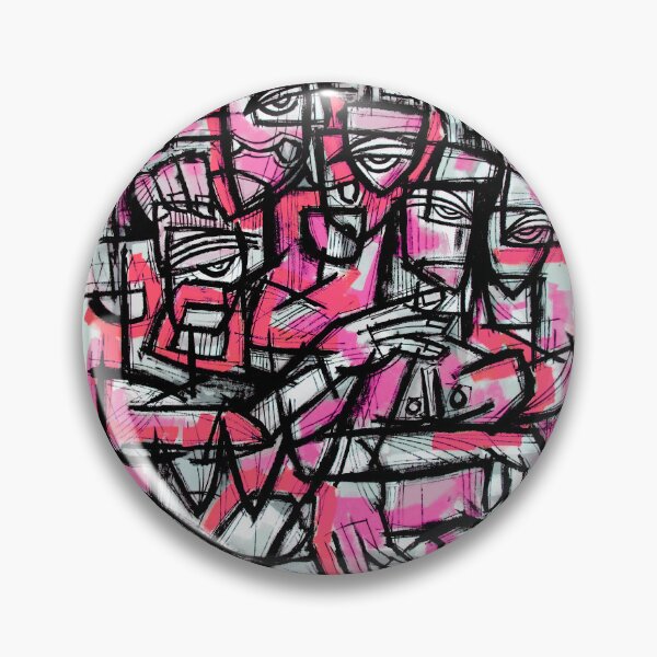 Item preview, FUCHSIA CUBISM: GEOMETRIC ENCOUNTER designed and sold by supernikol.