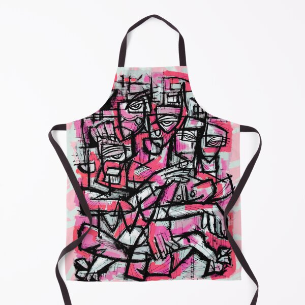 Item preview, FUCHSIA CUBISM: GEOMETRIC ENCOUNTER designed and sold by supernikol.