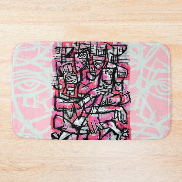 Item preview, FUCHSIA CUBISM: GEOMETRIC ENCOUNTER designed and sold by supernikol.