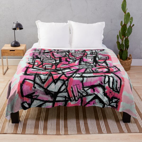 Item preview, FUCHSIA CUBISM: GEOMETRIC ENCOUNTER designed and sold by supernikol.