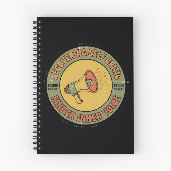 Item preview, Recovering Self Critic Kinder Inner Voice Vintage Badge designed and sold by DuckOddity.