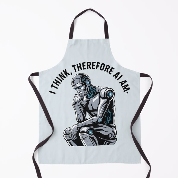 Item preview, I Think, Therefore AI Am – Funny AI Robot Philosophy Humor designed and sold by Jollys-ArtShop.