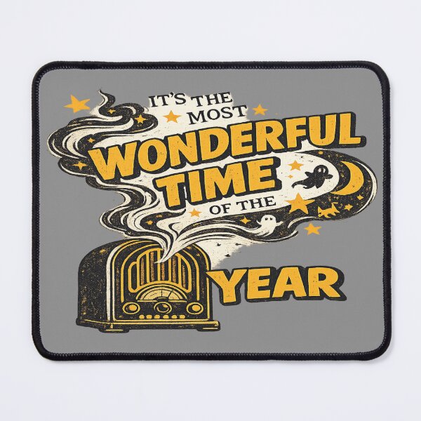Item preview, Vintage Halloween Lovers | Midnight Radio designed and sold by POD DYNASTY | Original Print On Demand T-Shirt Graphics.
