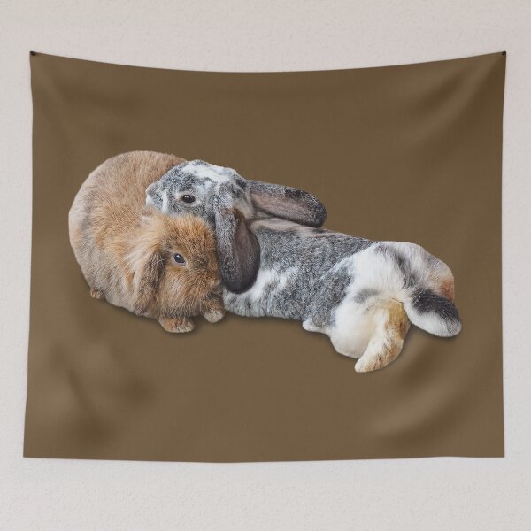 Item preview, Lop-Eared Bunnies Cuddling Up designed and sold by Susan Savad.