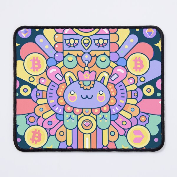 Item preview, Vibrant Cosmic Crypto Rainbow Totem designed and sold by Romgora.