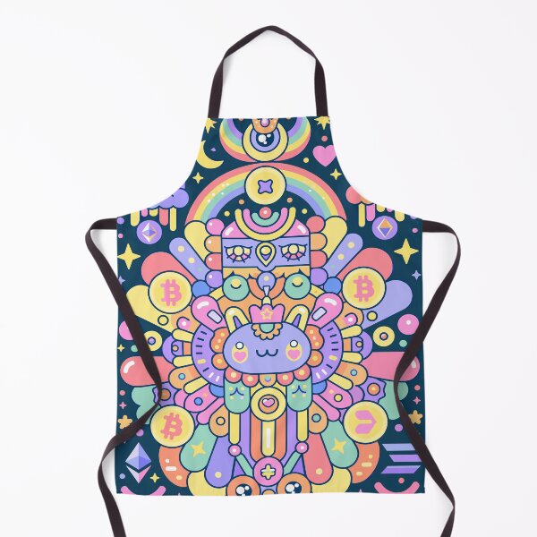 Item preview, Vibrant Cosmic Crypto Rainbow Totem designed and sold by Romgora.