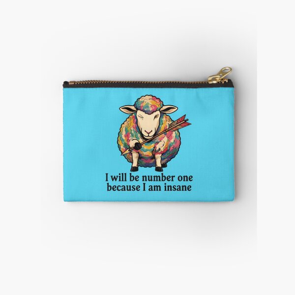 Item preview,  I will be number one because I am insane - a colorful sheep designed and sold by ParadoxParadox.