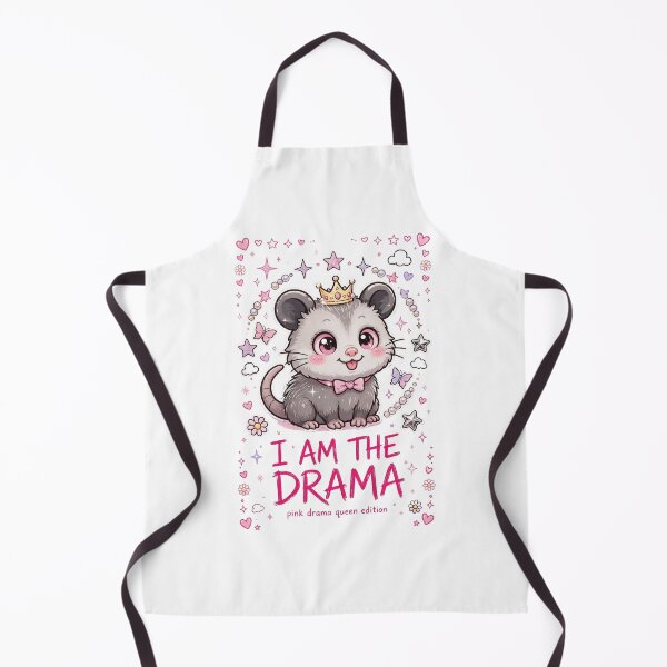 Item preview, I Am The Drama Pink Drama Queen Edition - Cute Kawaii Possum Princess designed and sold by HealingEraInk.