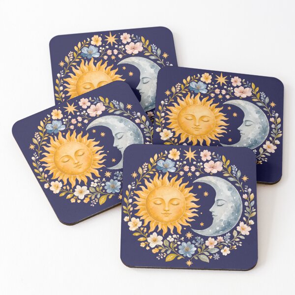 Item preview, Magic moon sun sticker designed and sold by DesignPMG.