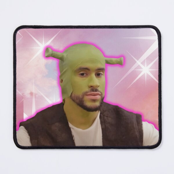 Item preview, bad bunny shrek snl designed and sold by Megan-G-Lait.