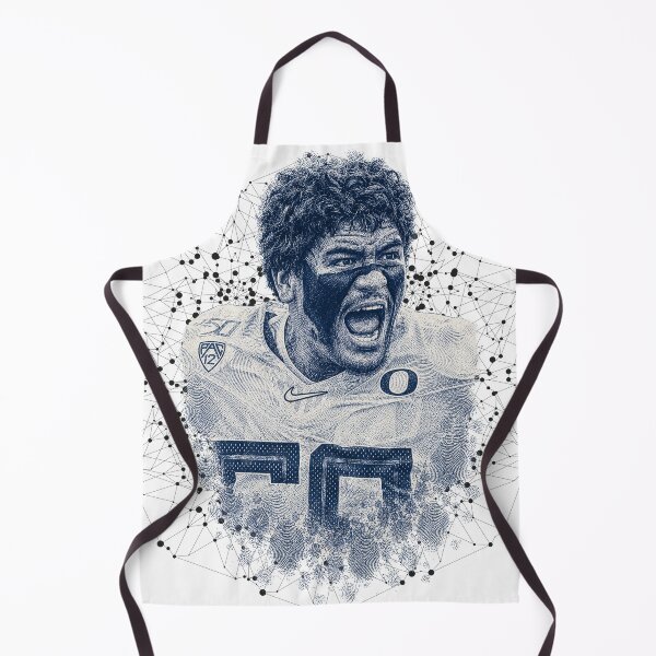 Item preview, Intense Football Player Line Art - Oregon Ducks Vintage Style Illustration designed and sold by Turnersports.
