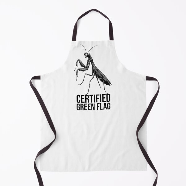 Item preview, Praying Mantis Certified Green Flag Funny Insect Design designed and sold by xndrlab.