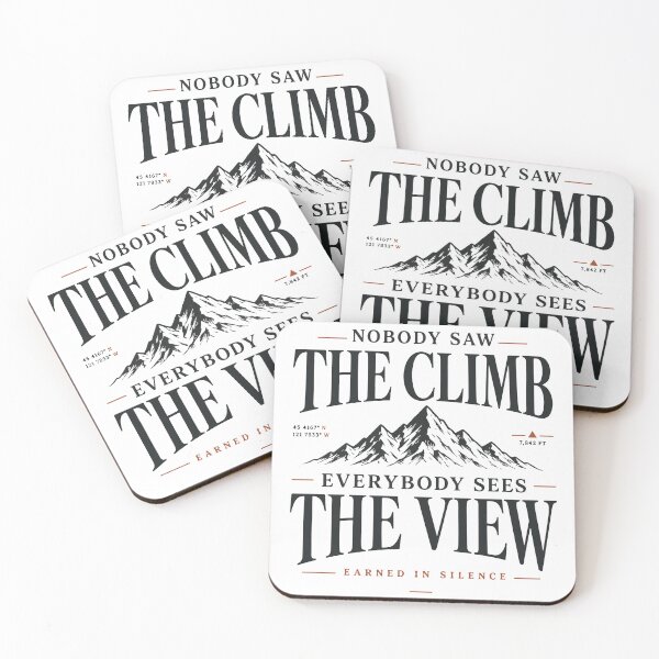 Item preview, Nobody Saw The Climb Premium Outdoor Apparel designed and sold by SingleTrackes.