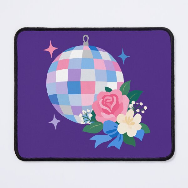 Item preview, Disco ball flower sticker designed and sold by DesignPMG.