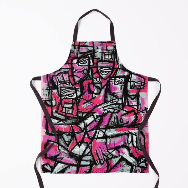 Item preview, FUCHSIA CUBISM: GEOMETRIC ENCOUNTER designed and sold by supernikol.