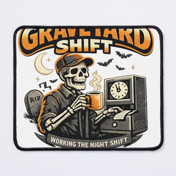 Item preview, Graveyard Shift Night Shift Worker Design designed and sold by OrbitLabs.