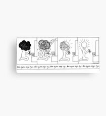 Nam myoho renge kyo. The battle within. Canvas Print