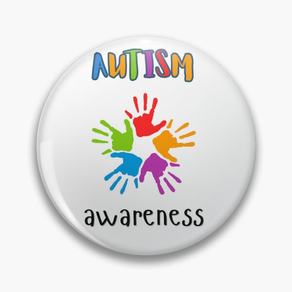 Item preview, Autism Awareness Colorful Handprints Graphic Design designed and sold by SparksCo2025.