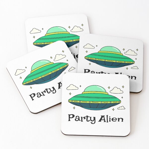 Item preview, Party Alien Comes in Peace designed and sold by Grateful-Fool.