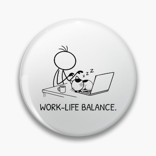 Item preview, Funny Cat Sleeping on Laptop Work From Home Cat Owner Humor  designed and sold by Pebl-Co.