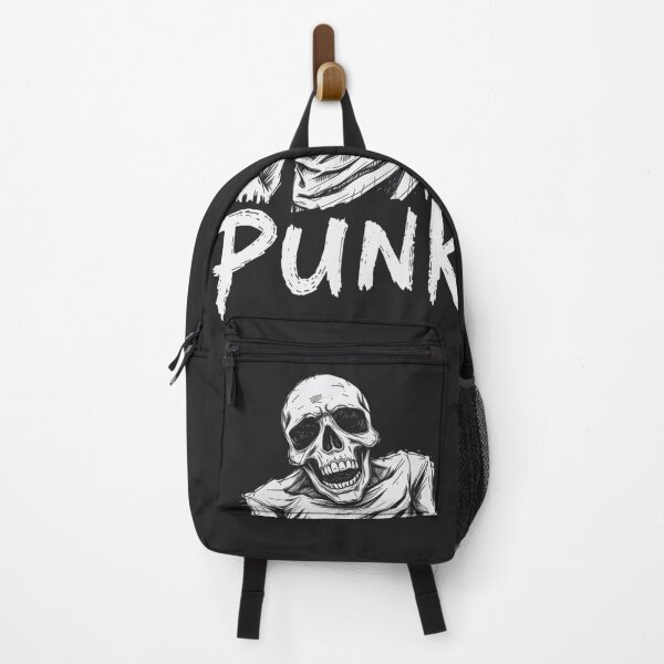 Item preview, Gritty White Ink Punk Skeleton designed and sold by ERODED SELF.
