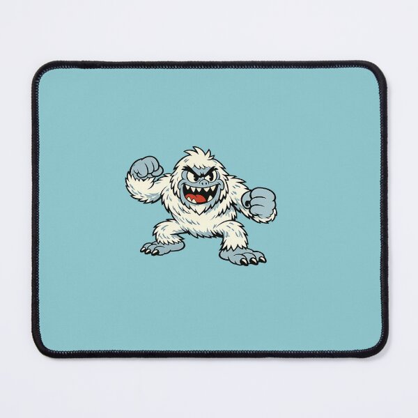 Item preview, Frostbite Fury – Vintage Cartoon Yeti designed and sold by Ghostly-Outlaws.