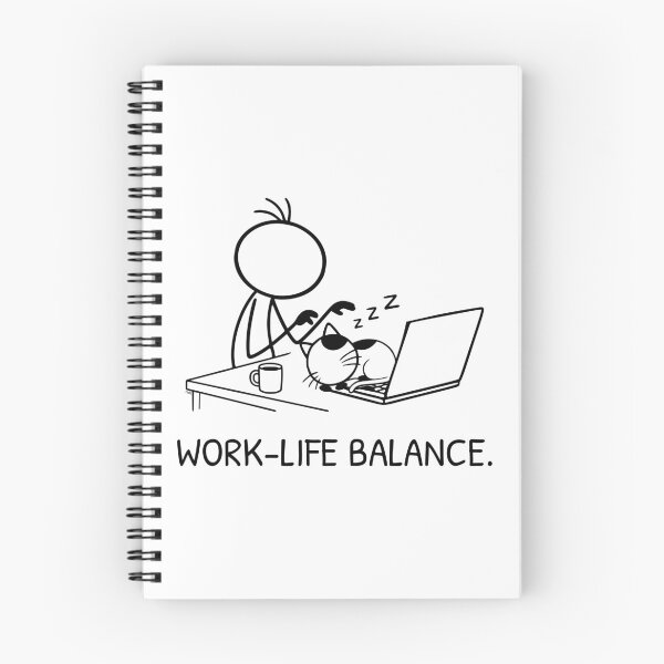 Item preview, Funny Cat Sleeping on Laptop Work From Home Cat Owner Humor  designed and sold by Pebl-Co.