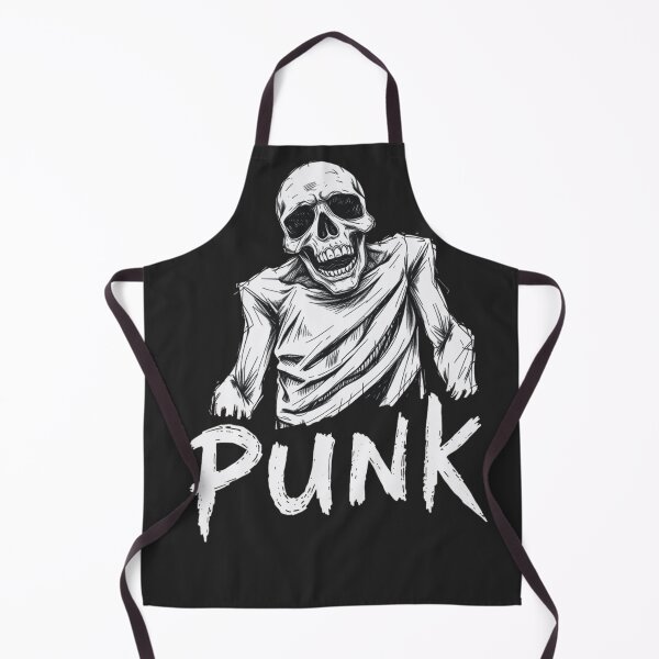 Item preview, Gritty White Ink Punk Skeleton designed and sold by ERODED SELF.