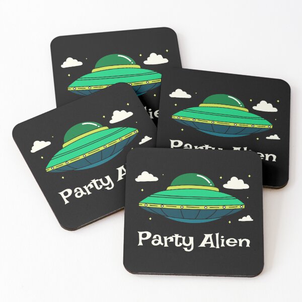 Item preview, Party Alien Comes in Peace designed and sold by Grateful-Fool.