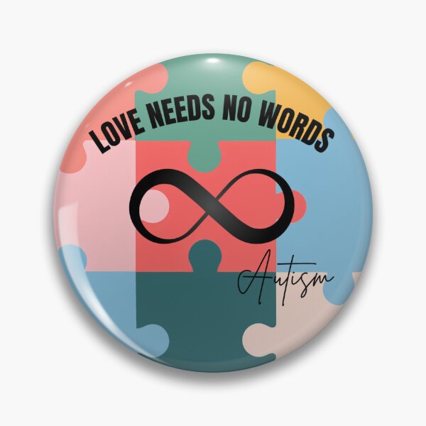 Item preview, Love Needs No Words Autism Puzzle designed and sold by SparksCo2025.