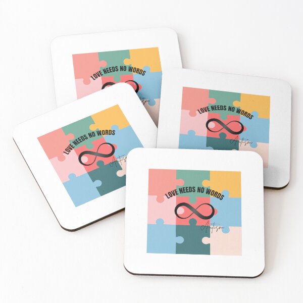 Item preview, Love Needs No Words Autism Puzzle designed and sold by SparksCo2025.