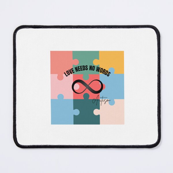 Item preview, Love Needs No Words Autism Puzzle designed and sold by SparksCo2025.