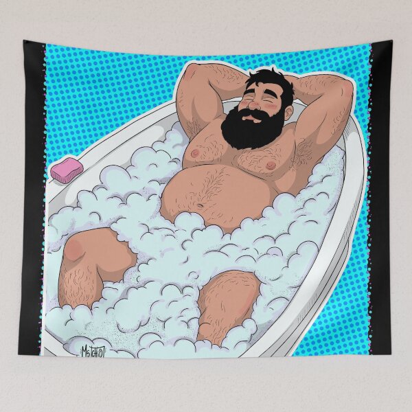 Item preview, Bubble Bath Bear – Cozy Self-Care Day designed and sold by Chub  Nation.
