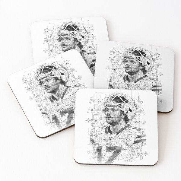 Item preview, Buffalo Football QB #17 Schematic Sketch designed and sold by Cucuzeus.