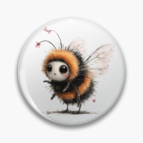 Item preview, Cute Bumblebee with Flowers designed and sold by vanndhi.
