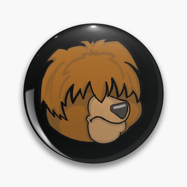 Item preview, Cute Shaggy Bear Face designed and sold by Stoner Steve.